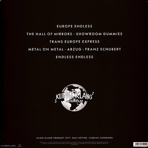 Kraftwerk - Trans-Europe Express English Version Clear Vinyl Edition