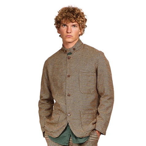 Portuguese Flannel - Working Blazer Pied De Poule Shirt