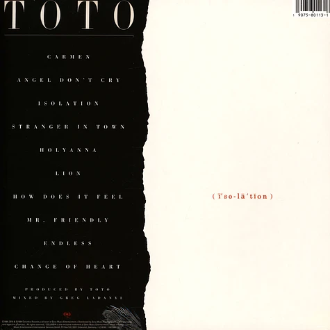 Toto - Isolation