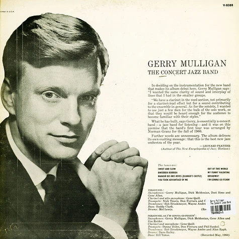 Gerry Mulligan - The Concert Jazz Band