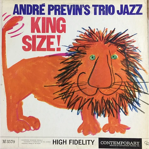 The André Previn Trio - King Size!