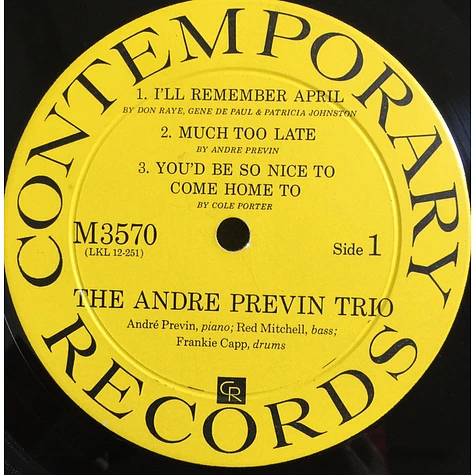 The André Previn Trio - King Size!