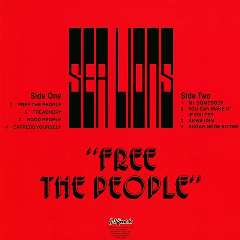 Sea Lions - Free The People