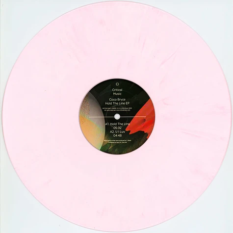 Coco Bryce - Hold The Line EP Pink Marbled Vinyl