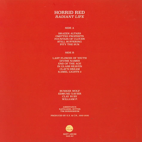 Horrid Red - Radiant Life