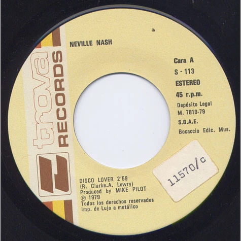 Neville Nash - Disco Lover