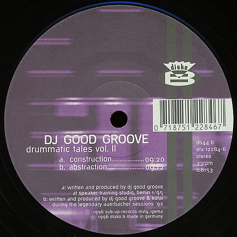 Good Groove - Drummatic Tales Vol. II