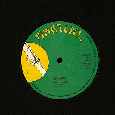 Sonya Ital / Prince Hammer - Boy What Your Doing To Me / Knickers