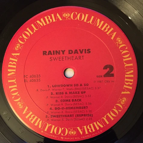 Rainy Davis - Sweetheart