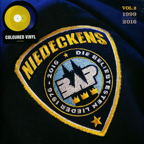 Niedeckens BAP - Die Beliebtesten Lieder Volume 2 Limited Yellow & Blue Vinyl Edition