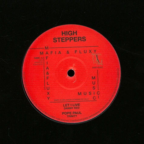 Danny Red, Trinity / Leroy Mafia, Mafia & Fluxy - Let I Live, Trinity / Melodica Time, More Time