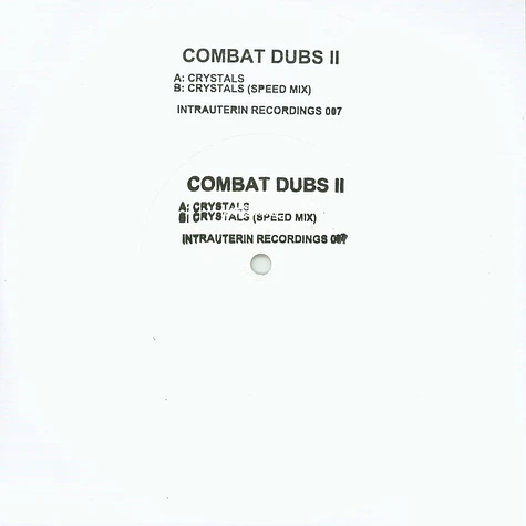 Combat Dubs - Combat Dubs II White Vinyl Edition