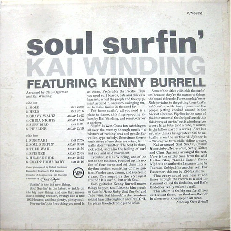 Kai Winding Featuring Kenny Burrell - !!! More !!! (Theme From Mondo Cane)