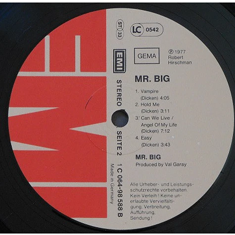 Mr Big - Mr. Big