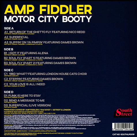 Amp Fiddler - Motor City Booty Pink Vinyl Edition