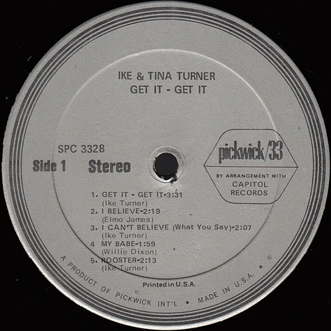 Ike & Tina Turner - Get It - Get It