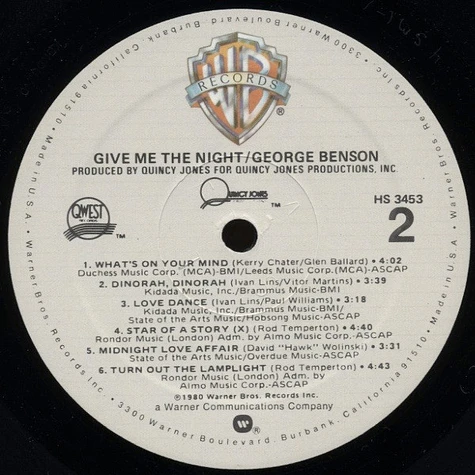 George Benson - Give Me The Night