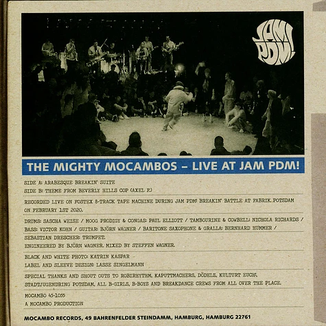 The Mighty Mocambos - Live At Jam Pdm!