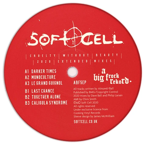 Soft Cell - Cruelty Without Beauty (2020 Extended Mixes) White Vinyl Edition