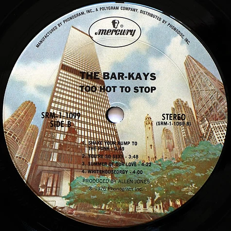 Bar-Kays - Too Hot To Stop