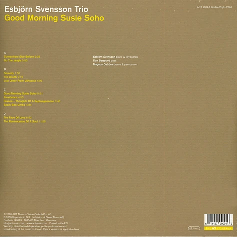 E.S.T. - Esbjörn Svensson Trio - Good Morning Susie Soho