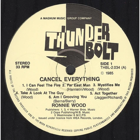 Ron Wood - Cancel Everything