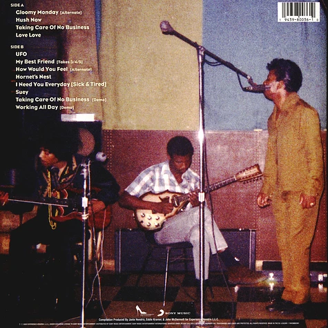 Curtis Knight & The Squires (With Jimi Hendrix) - No Business: The PPX Sessions Volume 2 Black Friday Record Store Day 2020 Edition