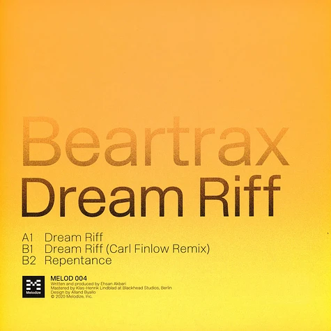 Beartrax - Dream Riff Carl Finlow Remix