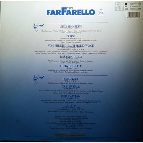 Trio Farfarello - Trio Farfarello 2