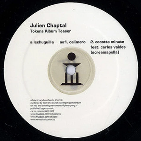 Julien Chaptal - Tokens Album Teaser