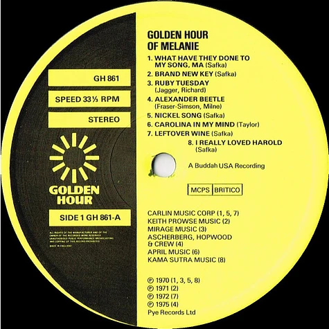 Melanie - Golden Hour Of Melanie