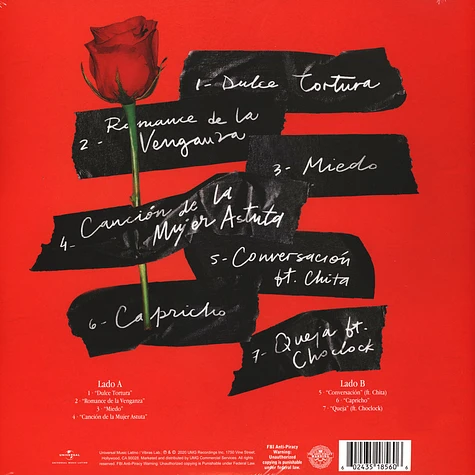 Cazzu - Una Nina Inutil Red Vinyl Edition