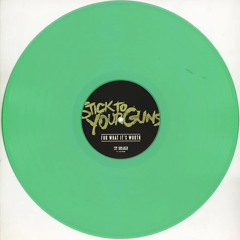 Stick To Your Guns - For What It's Worth Doublemint Green Vinyl Ediiton