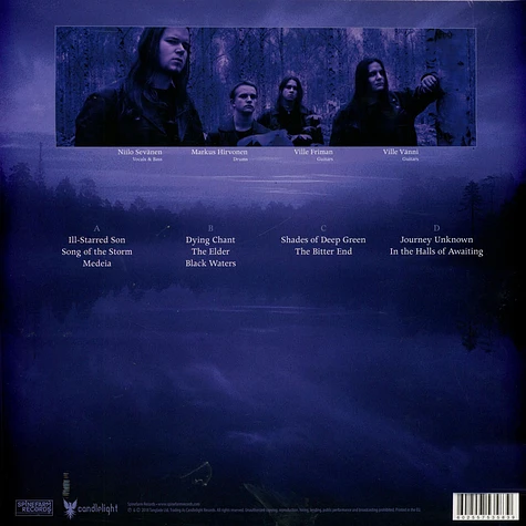 Insomnium - In The Halls Of Awaiting Transparent Blue Vinyl Edition