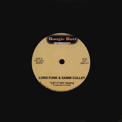 Lord Funk & Samm Culley - Let It Go