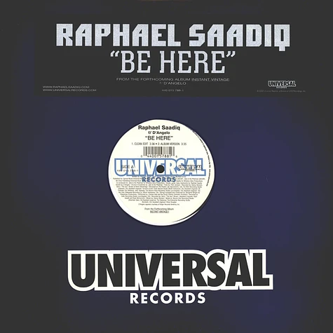 Raphael Saadiq F/ D'Angelo - Be Here