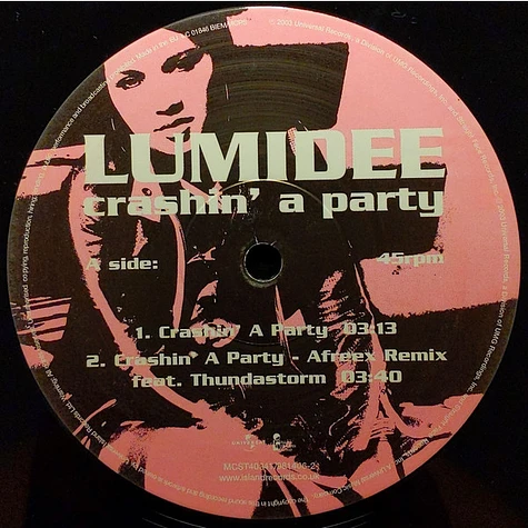 Lumidee Featuring N.O.R.E. - Crashin' A Party