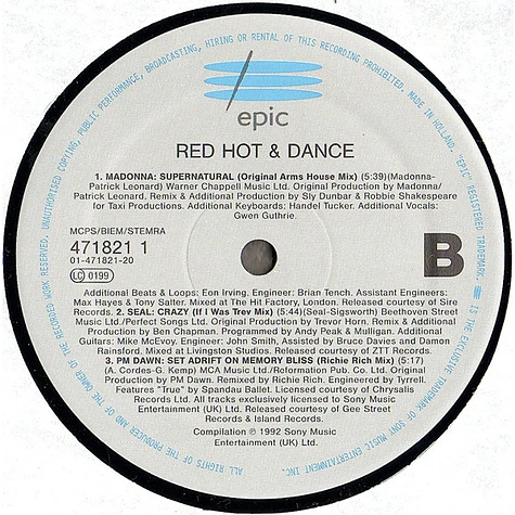 V.A. - Red Hot + Dance