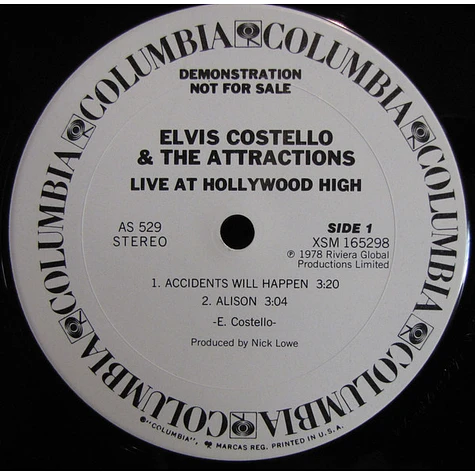 Elvis Costello & The Attractions - Live At Hollywood High