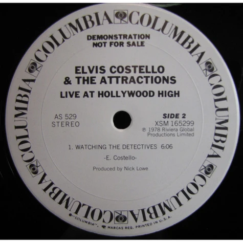 Elvis Costello & The Attractions - Live At Hollywood High