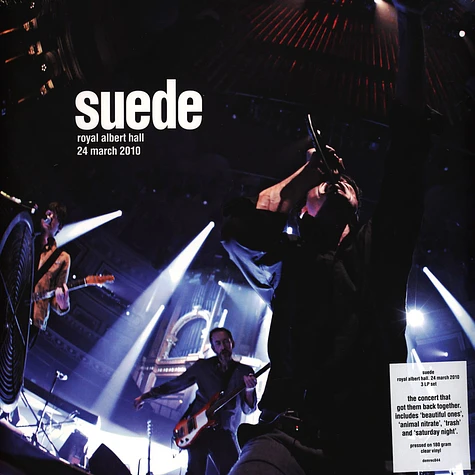 Suede - Royal Albert Hall 2010 Clear Vinyl Edition