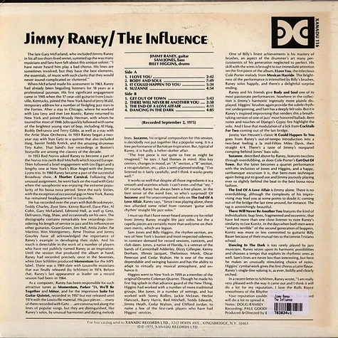 Jimmy Raney - The Influence