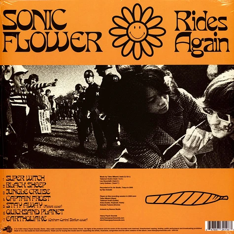 Sonic Flower - Rides Again Red Vinyl Edition