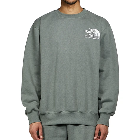 The North Face - Logo + Coordinates Crew Sweater