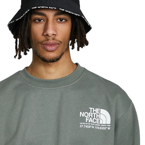 The North Face - Logo + Coordinates Crew Sweater