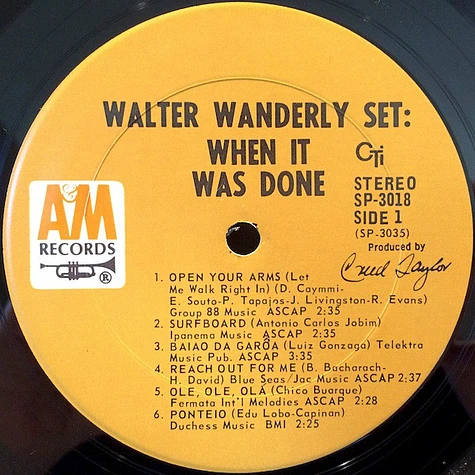 Walter Wanderley Set - When It Was Done