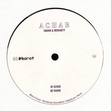 Swann & Moriarty - Achab EP