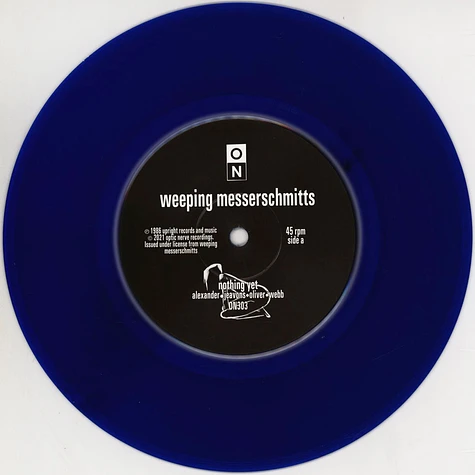 Weeping Messerschmitts - Nothing Yet Blue Vinyl Edition