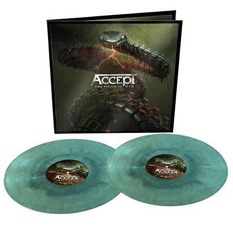 Accept - Too Mean To Die Blue/Green Swirl Vinyl Edition