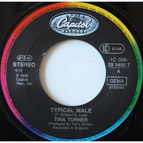 Tina Turner - Typical Male